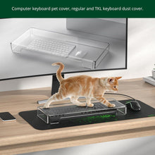 Load image into Gallery viewer, Acrylic Computer Keyboard Cover, Mechanical Keyboard Dust Cover PC Keyboard Cat Protector, Cat Keyboard Protector，Acrylic Computer Keyboard Cover, Mechanical Keyboard Dust Cover Keyboard Protector Cat Keyboard Covers
