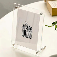 Load image into Gallery viewer, Acrylic Picture Frame Floating Look，3MM + 3MM Thickness Clear Photo Frame
