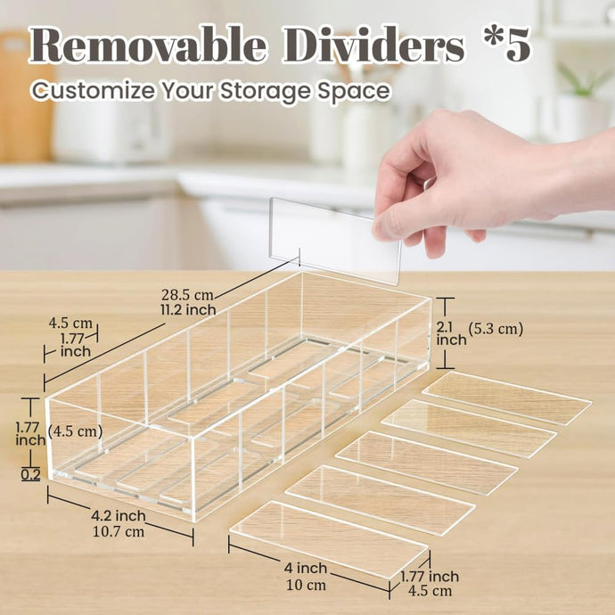 Acrylic Tumbler Lid Organizer, Cup Lid Organizer for Yeti Tumbler/Stanley Tumbler/Simple Modern Tumbler Lids, Tumbler Lid Holder for Kitchen Countertop