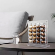 Load image into Gallery viewer, Acrylic Coffee Pod Holder, Coffee Capsule Holder Rack for NESPR Capsules Originalline, Coffee Pod Storage Organizer Stand, Hold 40 Capsules for Kitchen, Office, Coffee Bar
